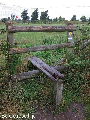 Broken stile